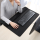 Tapis De Bureau Avec Repose-Poignets Intégré Pour Clavier Et Souris Antidérapant Grande Taille 57 x 28 cm