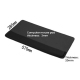 Tapis De Bureau Avec Repose-Poignets Intégré Pour Clavier Et Souris Antidérapant Grande Taille 57 x 28 cm - www.yonis-shop.com