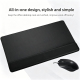Tapis De Bureau Avec Repose-Poignets Intégré Pour Clavier Et Souris Antidérapant Grande Taille 57 x 28 cm - www.yonis-shop.com