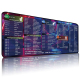 Tapis De Souris Grand Format Avec Raccourcis Clavier Excel Word PowerPoint Base Antidérapante Bords Cousus - www.yonis-shop.com