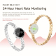 Montre Connectée Bracelet Avec Suivi Cardiaque Oxygène Sanguin Sommeil Et Écran Activé Au Lever Du Poignet - www.yonis-shop.com