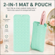 Tapis Pochette En Silicone Thermorésistant 2 En 1 Pour Lisseur Et Fer À Boucler Antidérapant De Voyage - www.yonis-shop.com