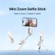 Perche Selfie Trépied Pour Smartphone Avec Télécommande Bluetooth À Molette De Zoom Magnétique Pliable 13 Cm