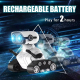 # Robot Télécommandé Pour Enfant Rechargeable À Chenilles Avec Lumières Musique Et Autonomie 100 À 120 Minutes - www.yonis-sh...