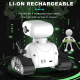 # Robot Télécommandé Pour Enfant Rechargeable À Chenilles Avec Lumières Musique Et Autonomie 100 À 120 Minutes - www.yonis-sh...
