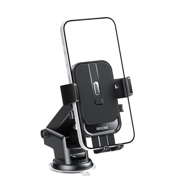 Support Téléphone Voiture À Ventouse Pince À Une Main Bras Réglable Base Lavable Et Réutilisable - www.yonis-shop.com
