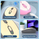 Souris Sans Fil Pour Bureau Et Études Rechargeable Bluetooth 2,4G 1000 DPI 4 Boutons Ergonomique - www.yonis-shop.com