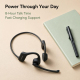 Écouteurs Bluetooth À Conduction Osseuse Open Ear Pour Appels Clairs Avec Réduction De Bruit IPX5 Autonomie 15 À 17 Heures - ...