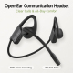 Écouteurs Bluetooth À Conduction Osseuse Open Ear Pour Appels Clairs Avec Réduction De Bruit IPX5 Autonomie 15 À 17 Heures - ...