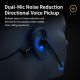 Écouteurs Bluetooth À Conduction Osseuse Open Ear Pour Appels Clairs Avec Réduction De Bruit IPX5 Autonomie 15 À 17 Heures - ...