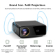 Vidéoprojecteur Full HD 1080p Avec Android 14 2050 ANSI Autofocus Support 4K Et Correction Trapézoïdale Électrique - www.yoni...