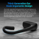 Écouteurs Gaming Sans Fil Bluetooth 5.4 À Crochets D’Oreille Avec Réduction De Bruit Des Appels ENC Et 20 Heures D’Autonomie ...