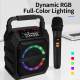 Enceinte Bluetooth Portable Avec 2 Microphones Sans Fil Rechargeables Éclairage RGB 25 W USB FM - www.yonis-shop.com