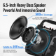 Enceinte Bluetooth Portable Avec 2 Microphones Sans Fil Rechargeables Éclairage RGB 25 W USB FM - www.yonis-shop.com