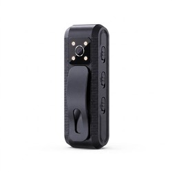 Mini Caméra Corporelle 1080P Pour Enregistrement Audio Vidéo Avec Vision Nocturne IR Et Clip 120°
