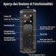 Mini Caméra Corporelle 1080P Pour Enregistrement Audio Vidéo Avec Vision Nocturne IR Et Clip 120° - www.yonis-shop.com