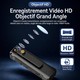 Caméra Piéton 1080P WiFi À Objectif Rotatif 180° Écran OLED Vision Nocturne Et Détection De Mouvement - www.yonis-shop.com