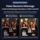 Caméra Piéton 1080P WiFi À Objectif Rotatif 180° Écran OLED Vision Nocturne Et Détection De Mouvement - www.yonis-shop.com