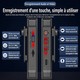 Caméra Piéton 1080P WiFi À Objectif Rotatif 180° Écran OLED Vision Nocturne Et Détection De Mouvement - www.yonis-shop.com