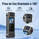 Caméra Piéton 1440P Avec Écran Couleur Objectif Rotatif À 180° Et Autonomie De 5 Heures - www.yonis-shop.com