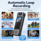 Caméra Piéton 1440P Avec Écran Couleur Objectif Rotatif À 180° Et Autonomie De 5 Heures - www.yonis-shop.com