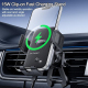 Support De Téléphone Pour Voiture À Fixation Sur Grille D’Aération Recharge Sans Fil 15 W Ouverture Automatique - www.yonis-s...