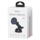 Support Téléphone Voiture Magnétique À Ventouse Avec Charge Sans Fil Rapide 15W Pour iPhone 12 À 17 Tête Rotative 360° - www....