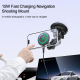 Support Téléphone Voiture Magnétique À Ventouse Recharge Sans Fil 15W Rotation 360° Pour iPhone 12 À 17 - www.yonis-shop.com