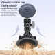 Support Téléphone Voiture Magnétique À Ventouse Recharge Sans Fil 15W Rotation 360° Pour iPhone 12 À 17 - www.yonis-shop.com