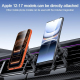Support Téléphone Voiture Magnétique Pour Grille D’Aération Charge Sans Fil 15 W Rotation 360° Compatible iPhone 12 À 17 - ww...