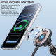 Support Téléphone Voiture À Ventouse Magnétique Charge Sans Fil 15 W Bras Long Rotation 360° iPhone 12 À 17 - www.yonis-shop.com