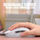 Souris Sans Fil Rechargeable Double Mode Bluetooth Et 2.4 GHz 6 Boutons 800 À 1600 DPI Pour Bureau - www.yonis-shop.com