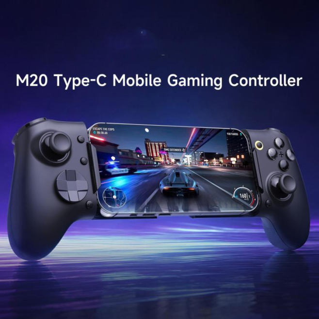 Manette Gaming USB C Pour Smartphone Avec Joysticks Hall Effect 1000 Hz Et Disposition ABXY Rotative - www.yonis-shop.com