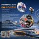 Écouteurs Gaming Bluetooth 2.4G Pour Jeu Et Appels Double Mode Latence 29 Ms Éclairage RGB - www.yonis-shop.com