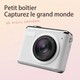 Mini Caméra Photo Vidéo Avec Écran IPS 1,4 Pouce Zoom Numérique 16x Vidéo 2,5K UHD Autonomie 2 Heures Carte 128 Go - www.yoni...