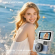 Mini Caméra Numérique Pour Étudiants Avec Caméra Frontale Relevable À 180° 68 MP Résolution 1080p Et Zoom 16x - www.yonis-sho...