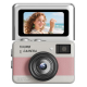 Mini Caméra Numérique Pour Étudiants Avec Caméra Frontale Relevable À 180° 68 MP Résolution 1080p Et Zoom 16x - www.yonis-sho...