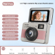 Mini Caméra Numérique Pour Étudiants Avec Caméra Frontale Relevable À 180° 68 MP Résolution 1080p Et Zoom 16x - www.yonis-sho...