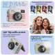 Mini Caméra Numérique Pour Étudiants Avec Caméra Frontale Relevable À 180° 68 MP Résolution 1080p Et Zoom 16x - www.yonis-sho...