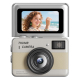 Mini Caméra Numérique Pour Étudiants Avec Caméra Frontale Relevable À 180° 68 MP Résolution 1080p Et Zoom 16x - www.yonis-sho...
