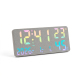 Horloge Numérique À Grand Écran Murale Et De Bureau À Couleurs Changeantes Avec Température Humidité Et Double Alarme - www.y...