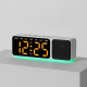 Réveil Bluetooth Avec Enceinte Sans Fil Veilleuse Multicolore Grand Écran LED Doubles Alarmes Et Date - www.yonis-shop.com