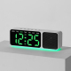 Réveil Bluetooth Avec Enceinte Sans Fil Veilleuse Multicolore Grand Écran LED Doubles Alarmes Et Date - www.yonis-shop.com