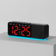 Réveil Bluetooth Avec Enceinte Sans Fil Veilleuse Multicolore Grand Écran LED Doubles Alarmes Et Date - www.yonis-shop.com