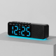 Réveil Bluetooth Avec Enceinte Sans Fil Veilleuse Multicolore Grand Écran LED Doubles Alarmes Et Date - www.yonis-shop.com
