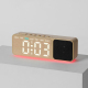 Réveil Bluetooth Avec Enceinte Sans Fil Veilleuse Multicolore Grand Écran LED Doubles Alarmes Et Date - www.yonis-shop.com