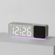 Réveil Bluetooth Avec Enceinte Sans Fil Veilleuse Multicolore Grand Écran LED Doubles Alarmes Et Date - www.yonis-shop.com