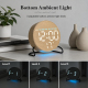 Réveil Numérique LED De Chevet Avec Veilleuse Ambiante Minuteur Compte À Rebours Et Double Alarme - www.yonis-shop.com
