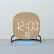 Réveil Numérique LED De Chevet Avec Veilleuse Ambiante Minuteur Compte À Rebours Et Double Alarme - www.yonis-shop.com