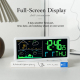 Station Météo Sans Fil Avec Capteur Extérieur Horloge Numérique Prévisions À 3 Jours Et 3 Alarmes - www.yonis-shop.com